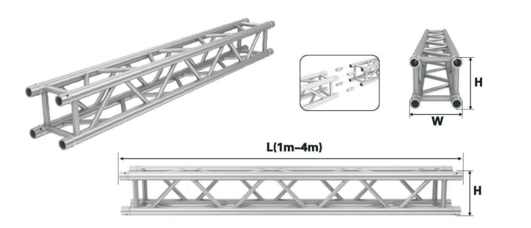 290x290mm spigot truss